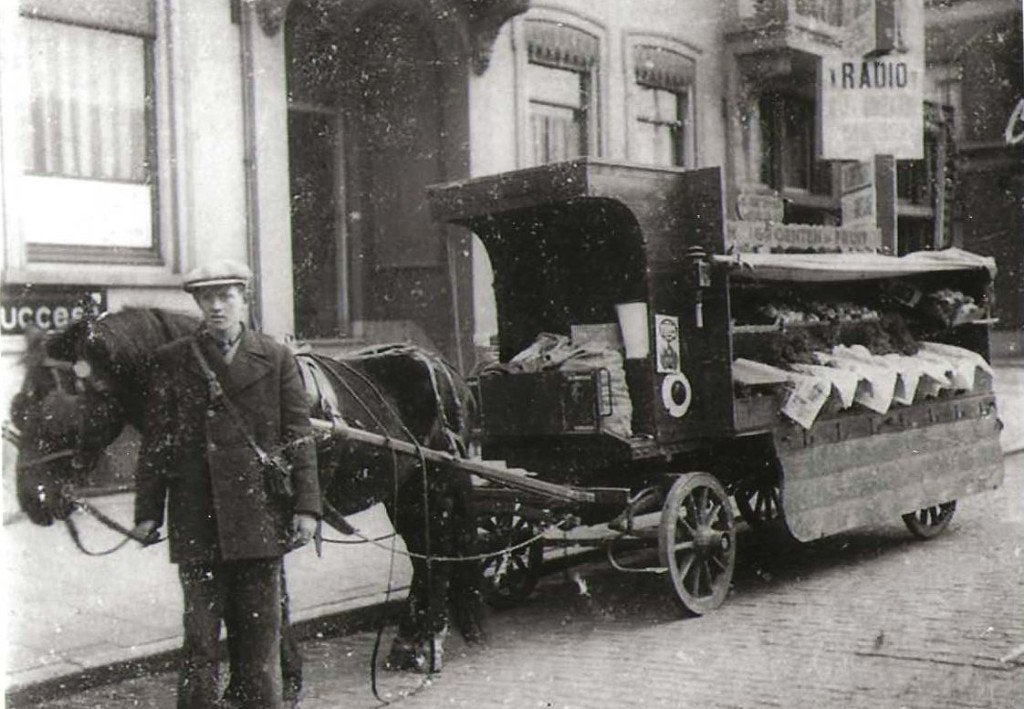 Vervoer-Beroepen-Foto-TVH-31  Groente boer-Repro, Verzenden, 1980 tot heden, Foto, Nieuw