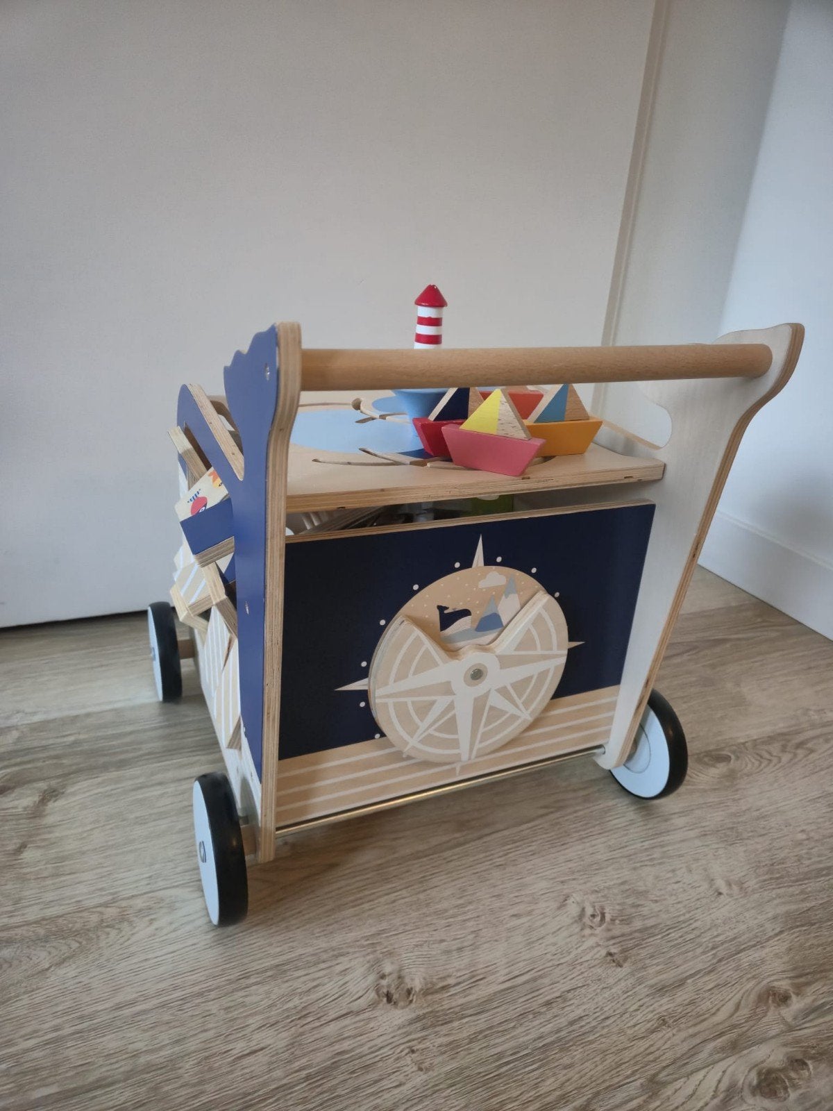 Small foot loopwagen met activiteiten, Ophalen of Verzenden, Zo goed als nieuw, Overige typen, Met wieltjes