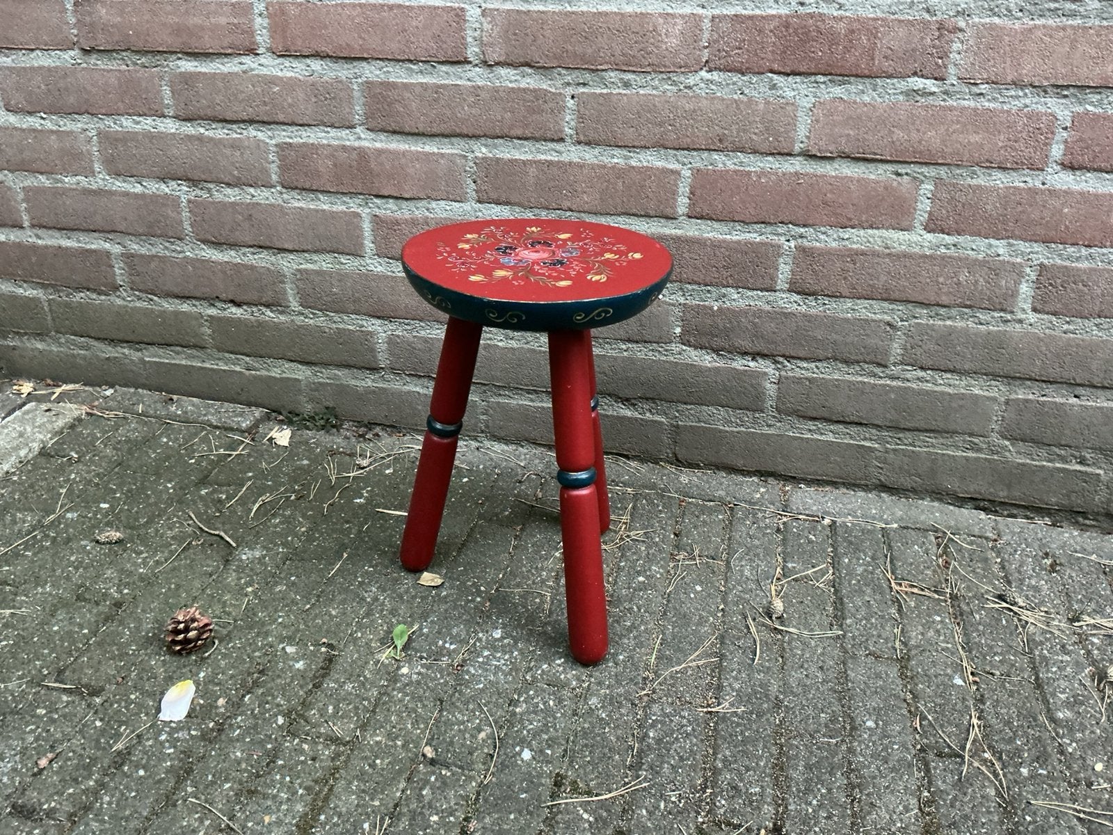 Krukje / plantentafeltje, Ophalen of Verzenden, Zo goed als nieuw, Hout
