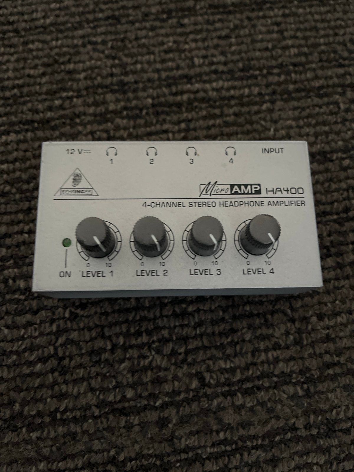 Behringer MicroAMP HA400 4-kanaals hoofdtelefoonversterker, Overige merken, Behringer, Ophalen of Verzenden, Email