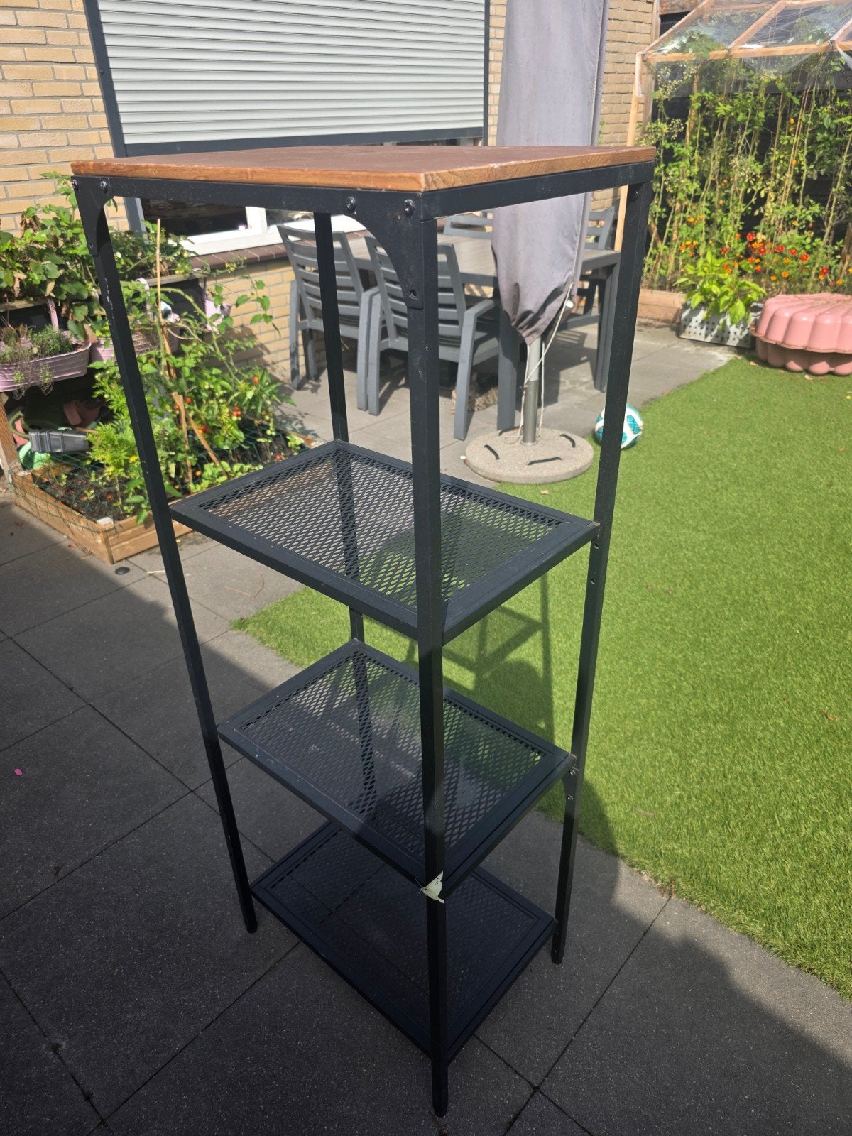 IKEA FJÄLLBO Stellingkast zwart, 51x136 cm, Ophalen, Gebruikt