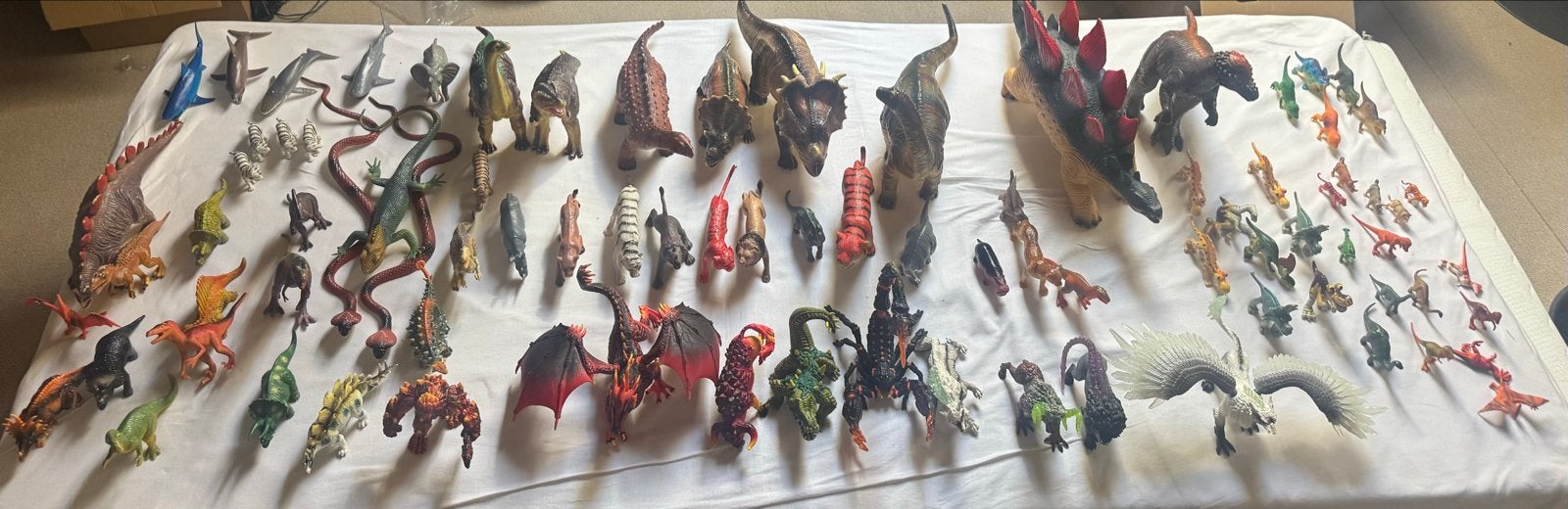Grote collectie dinosaurus en fantasie speelfiguren, Ophalen of Verzenden, Zo goed als nieuw