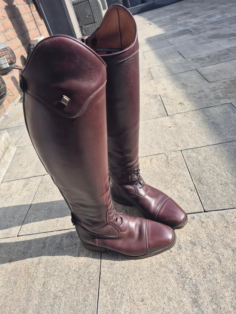 2x DeNiro leren rijlaarzen maat 38  bruin, Dieren en Toebehoren, Ophalen, Dressuur, Schoeisel