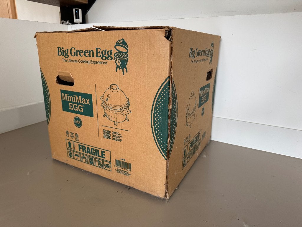 Big Green Egg MiniMax EGG - NIEUW in doos + Houtskool 9kg, Ophalen of Verzenden, Nieuw, Big Green Egg (origineel)