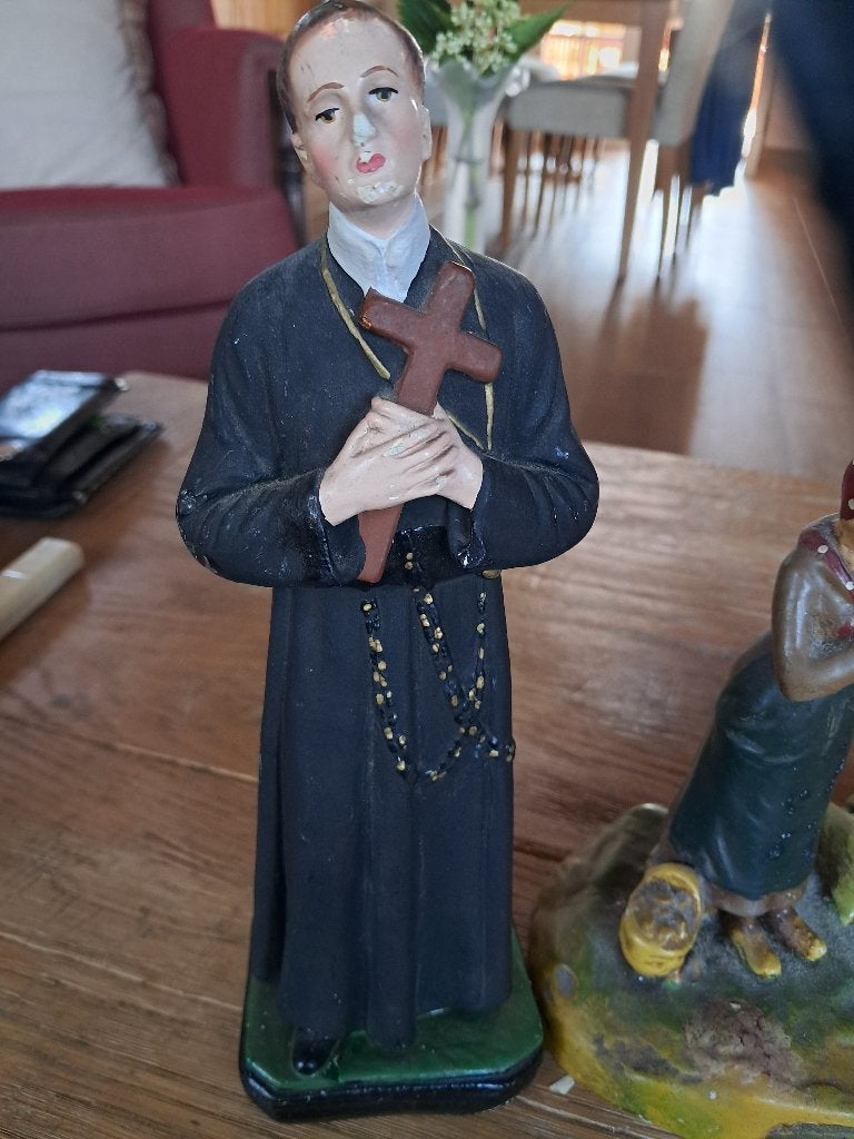 Gipsen beeld H Gerardus Majella, Ophalen of Verzenden