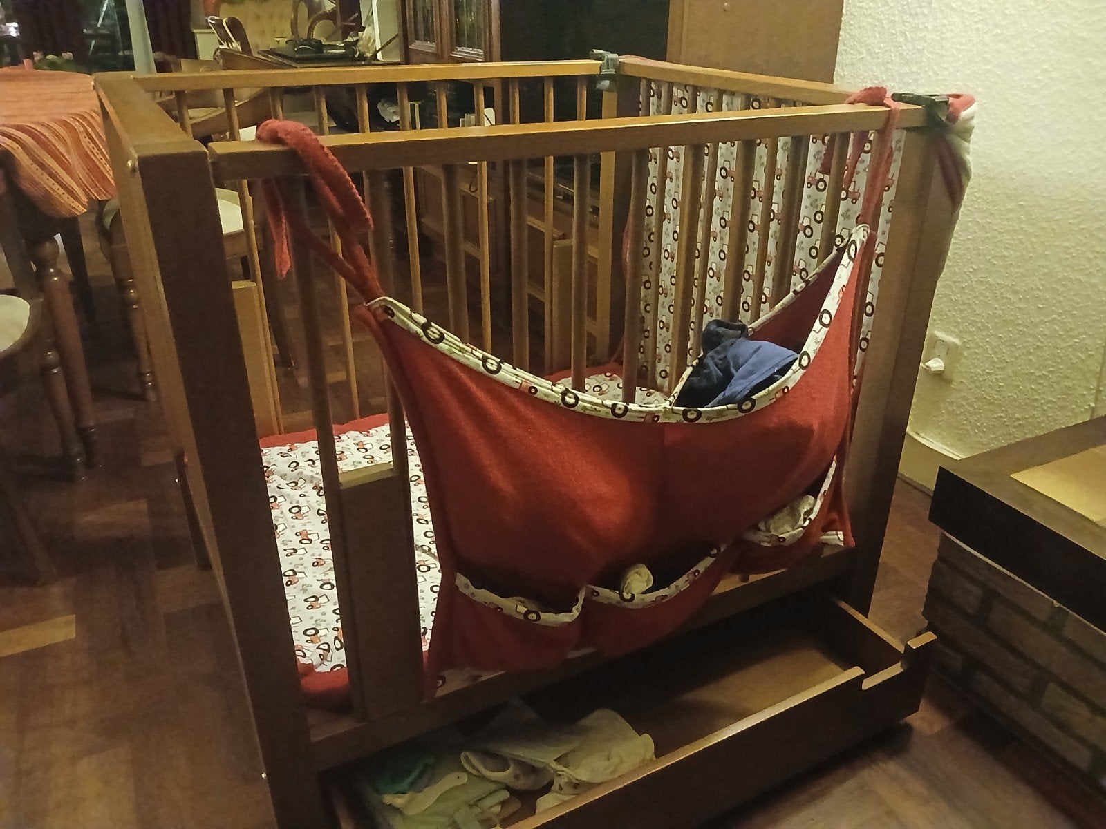 houten box met lade, Kinderen en Baby's, Boxen, Ophalen, Gebruikt, Lade