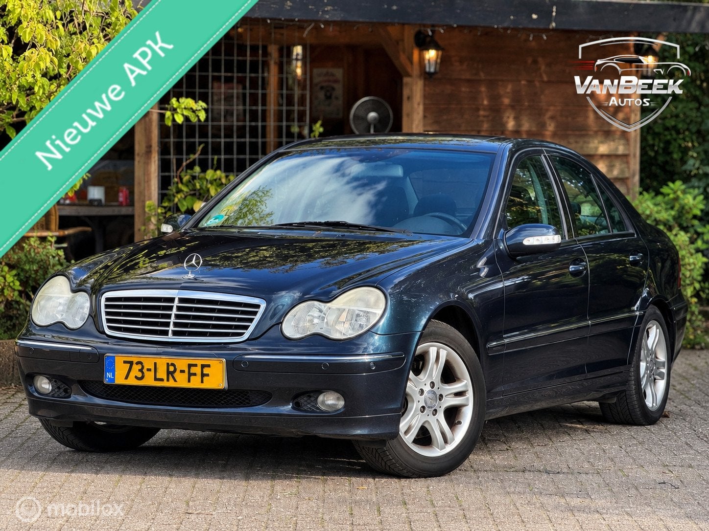 Mercedes C-klasse 240 Elegance 4-Matic, Automaat, Gebruikt, 2597 cc, Leder en Stof