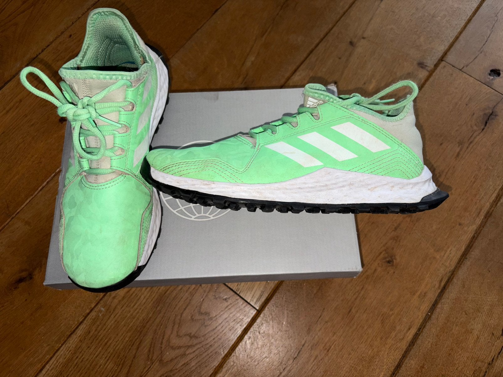ADIDAS youngstar veldschoenen felgroen 38 2/3, Gebruikt, Verzenden, Jongen of Meisje, Sportschoenen