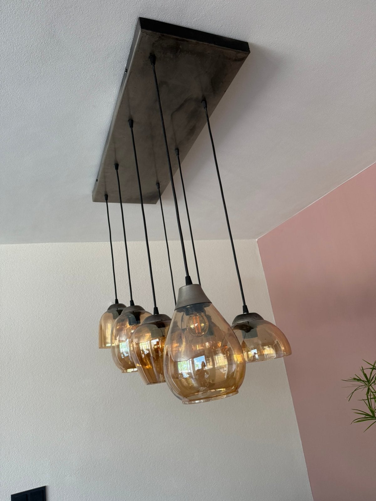 Eettafel Lamp (7 bollen), Ophalen, Zo goed als nieuw