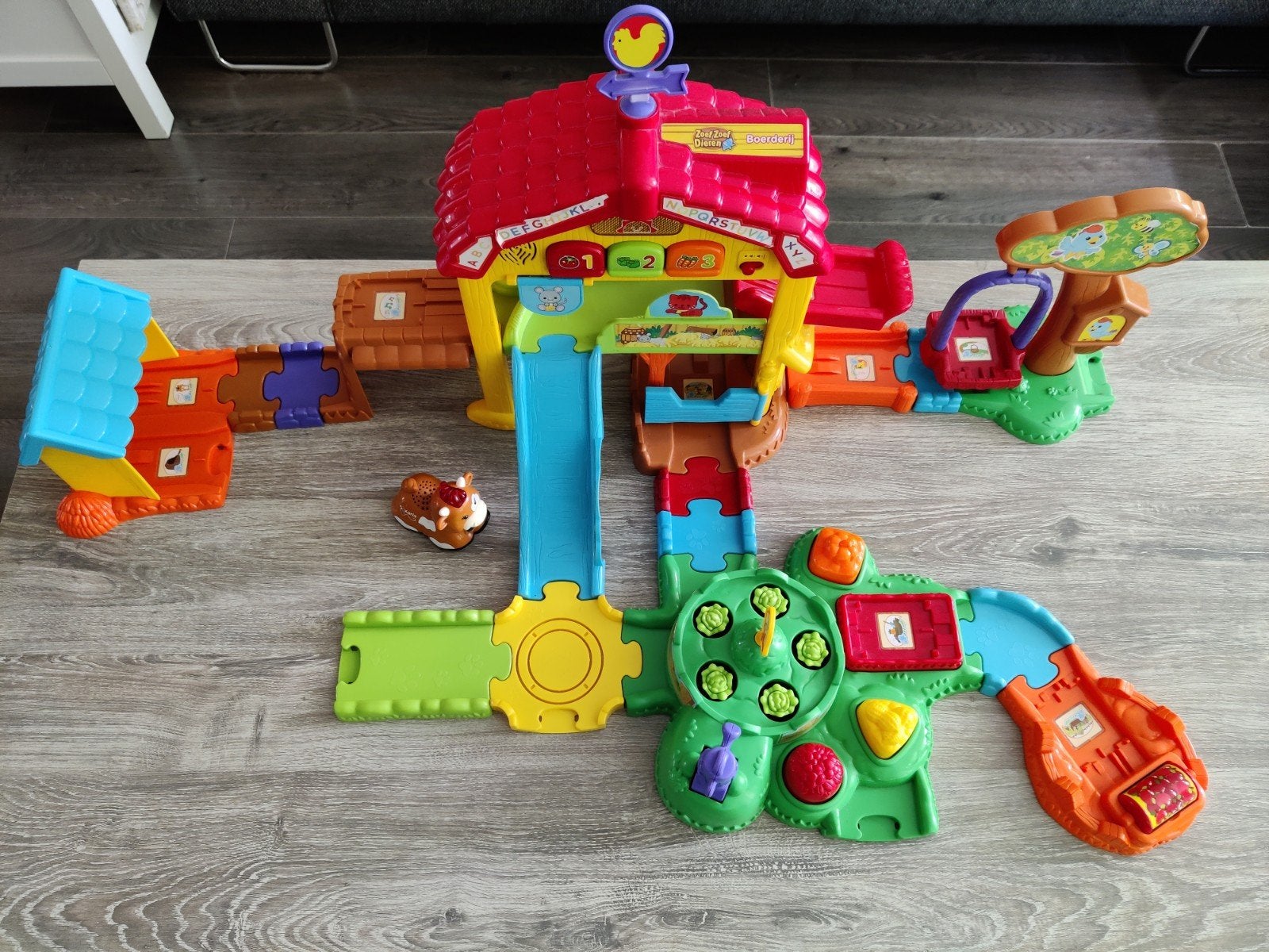 Zoefzoef dierenboerderij speelset, met kippenhok en tractor, Kinderen en Baby's, Speelgoed | Vtech, Ophalen of Verzenden, Zo goed als nieuw
