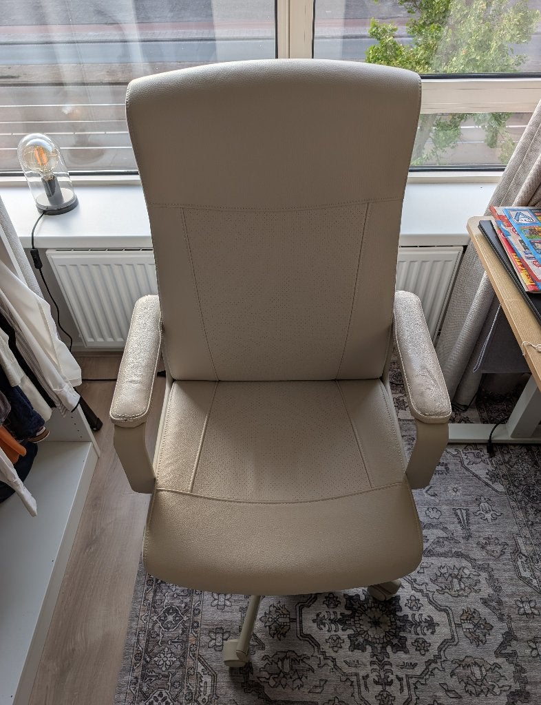 IKEA MILLBERGET bureaustoel zeer goede staat, Ophalen, Gebruikt, Beige, Bureaustoel