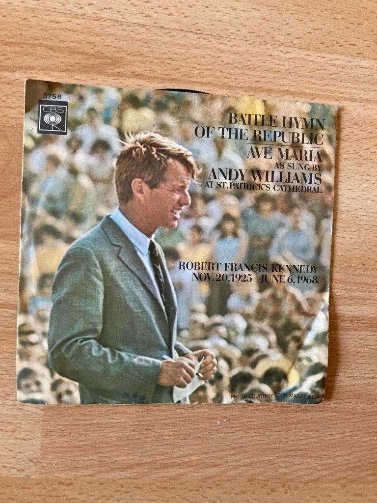 Single : Andy Williams at St. Patricks Cathedral., Cd's en Dvd's, Vinyl Singles, Ophalen of Verzenden, Zo goed als nieuw, Pop