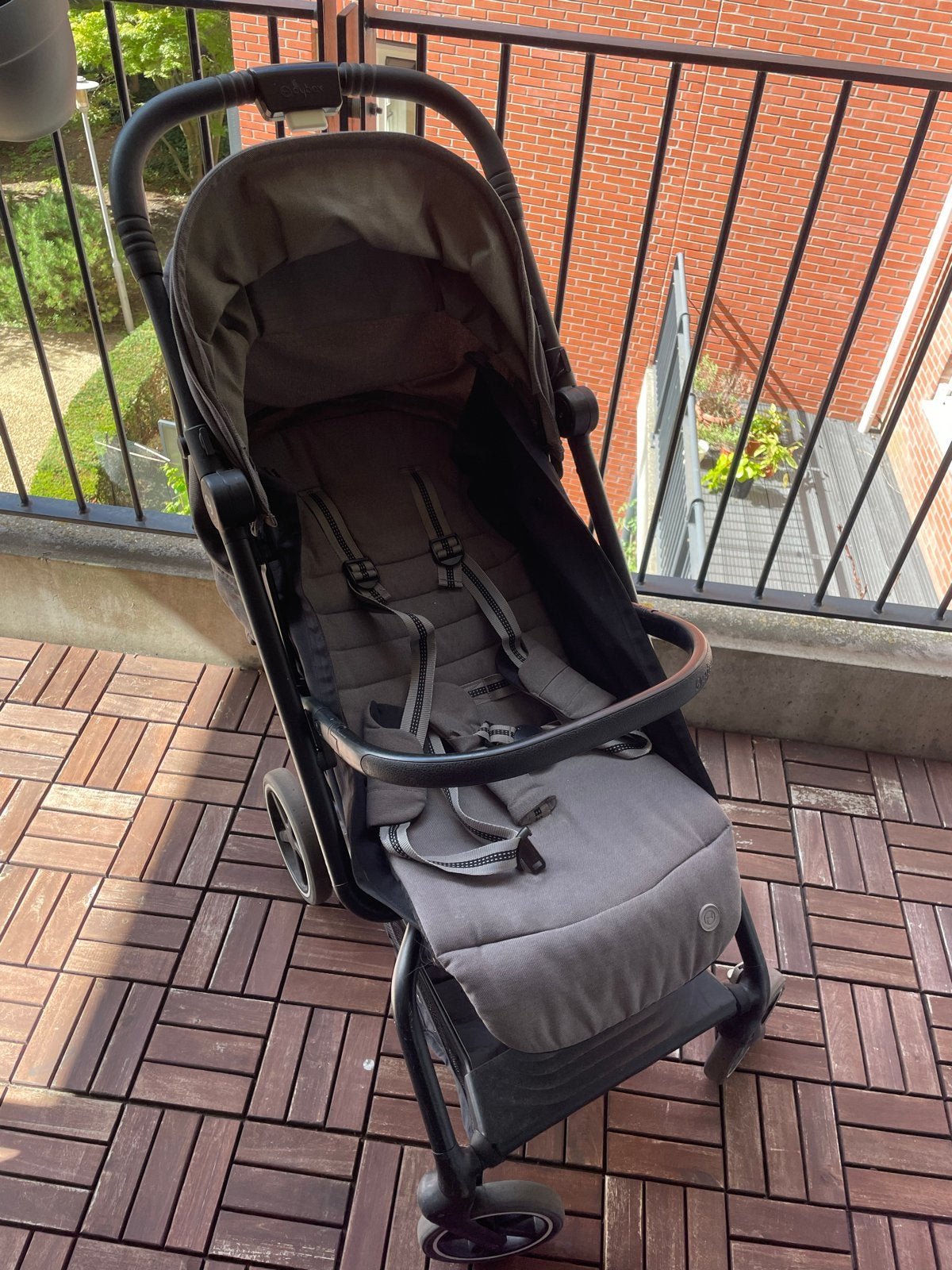Cybex Eezy S+2 Buggy Manhattan Grey met regenhoes, Ophalen, Gebruikt, Kinderwagen, Overige merken