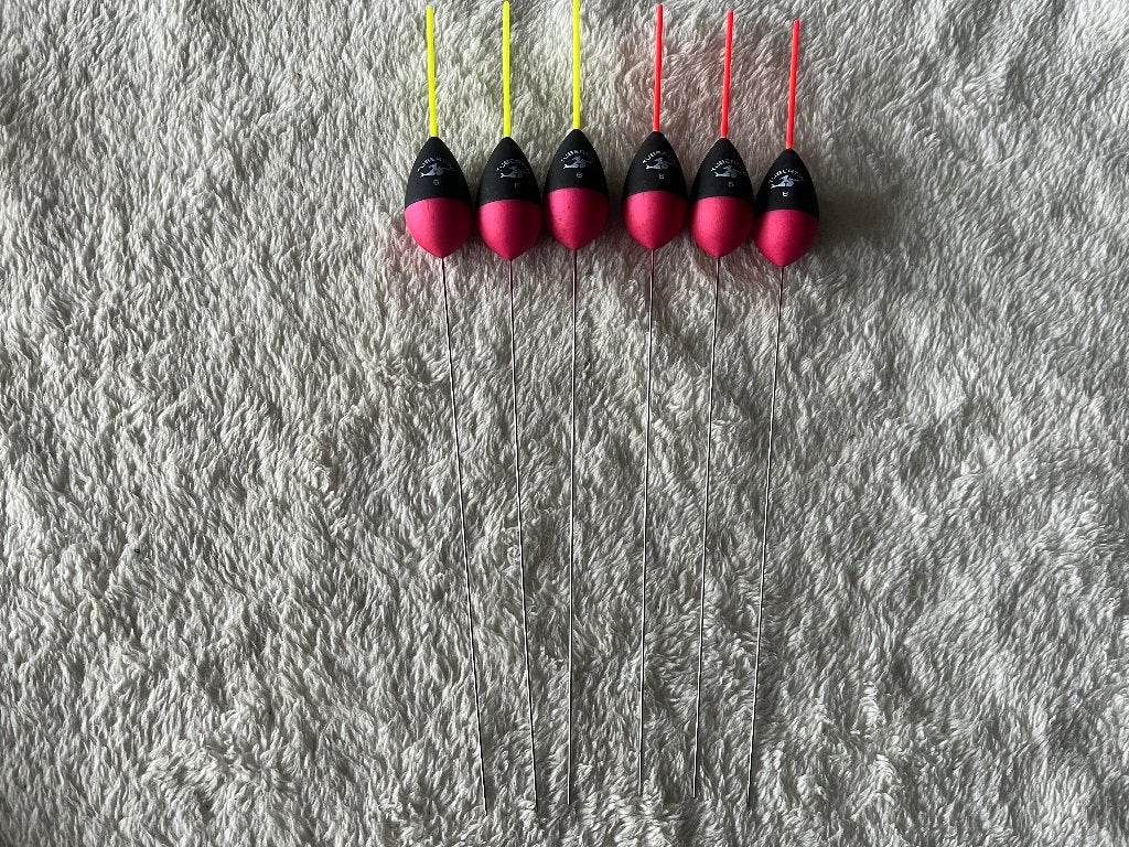 adv 102 / NIEUW set 6 dobbers TUBERTINI 6,00gr, Ophalen of Verzenden, Nieuw, Dobber of Lood