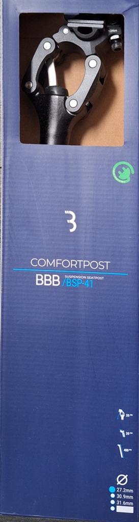 BBB Comfortpost BSP-41 Geveerde Zadelpen, Ophalen