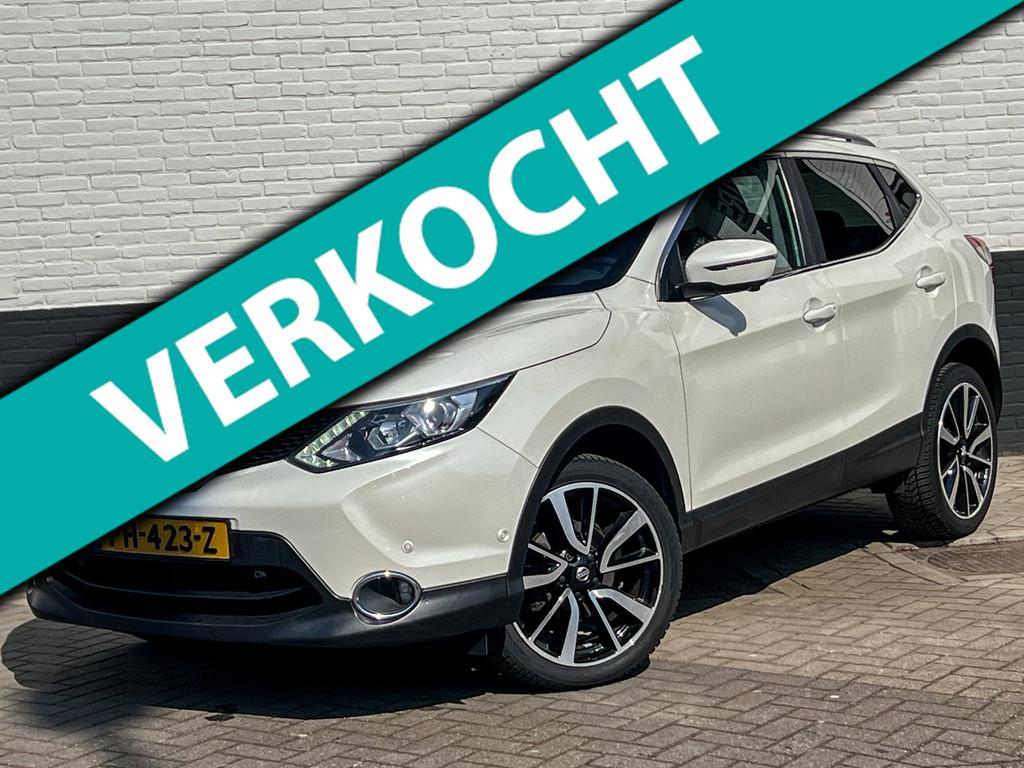 Nissan Qashqai 1.2 Tekna+/Pano/360Camera/Keyless/Leder/Dodeh, Voorwielaandrijving, Gebruikt, 4 cilinders, 116 pk