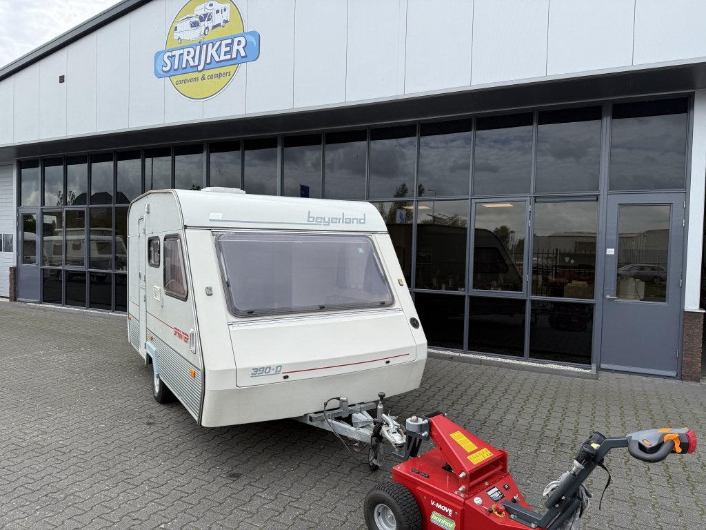 Beyerland Sprinter 390 D Bed + Zit + Tent 621 KG Leeg 4 pers, Dwarsbed, Bedrijf, Treinzit, Serviceluik