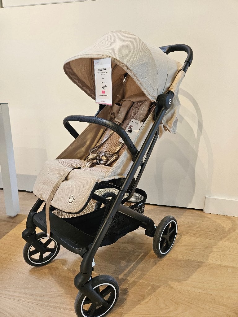 Cybex Beezy Buggy - Black Frame - Almond Beige, Ophalen of Verzenden, Nieuw, Overige merken