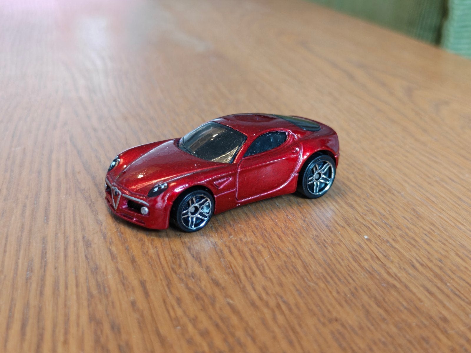Hot Wheels Alfa Romeo 8C ROOD, Ophalen of Verzenden, Nieuw, Auto