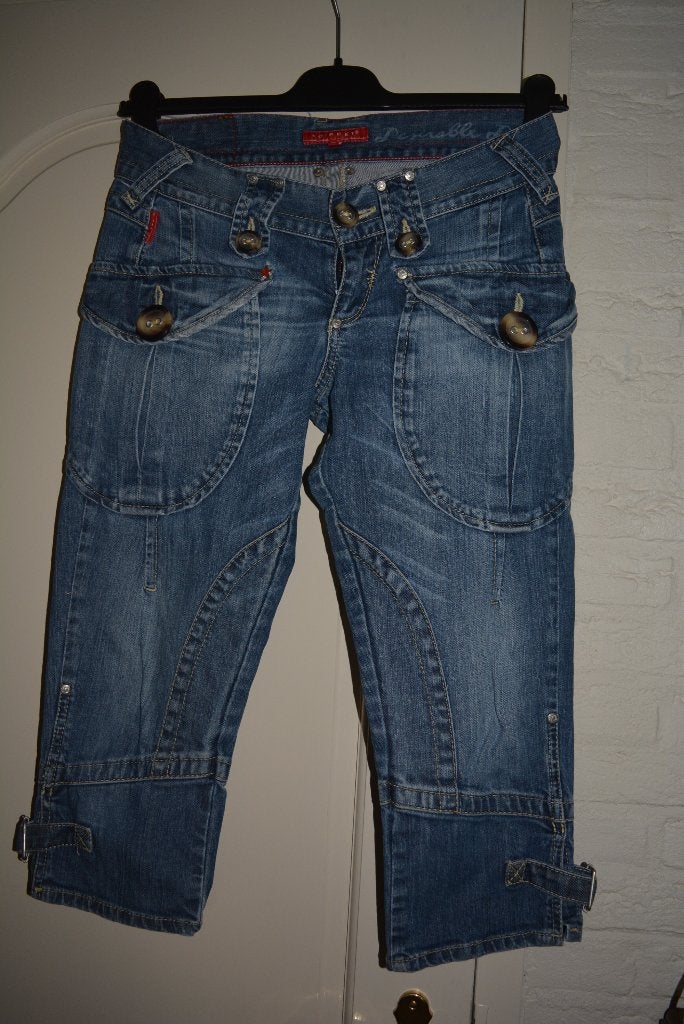 10 Feet, stoere vlotte jeans capri. W29, Blauw, 10 Feet, Ophalen of Verzenden, Zo goed als nieuw