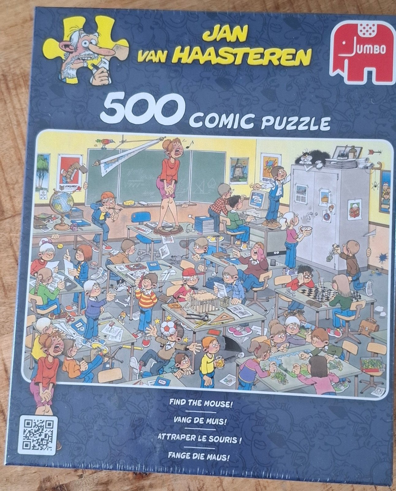 Jan van Haasteren 500 stukjes Comic Puzzel - Vang die m, Ophalen of Verzenden, Minder dan 500 stukjes, Nieuw, Legpuzzel