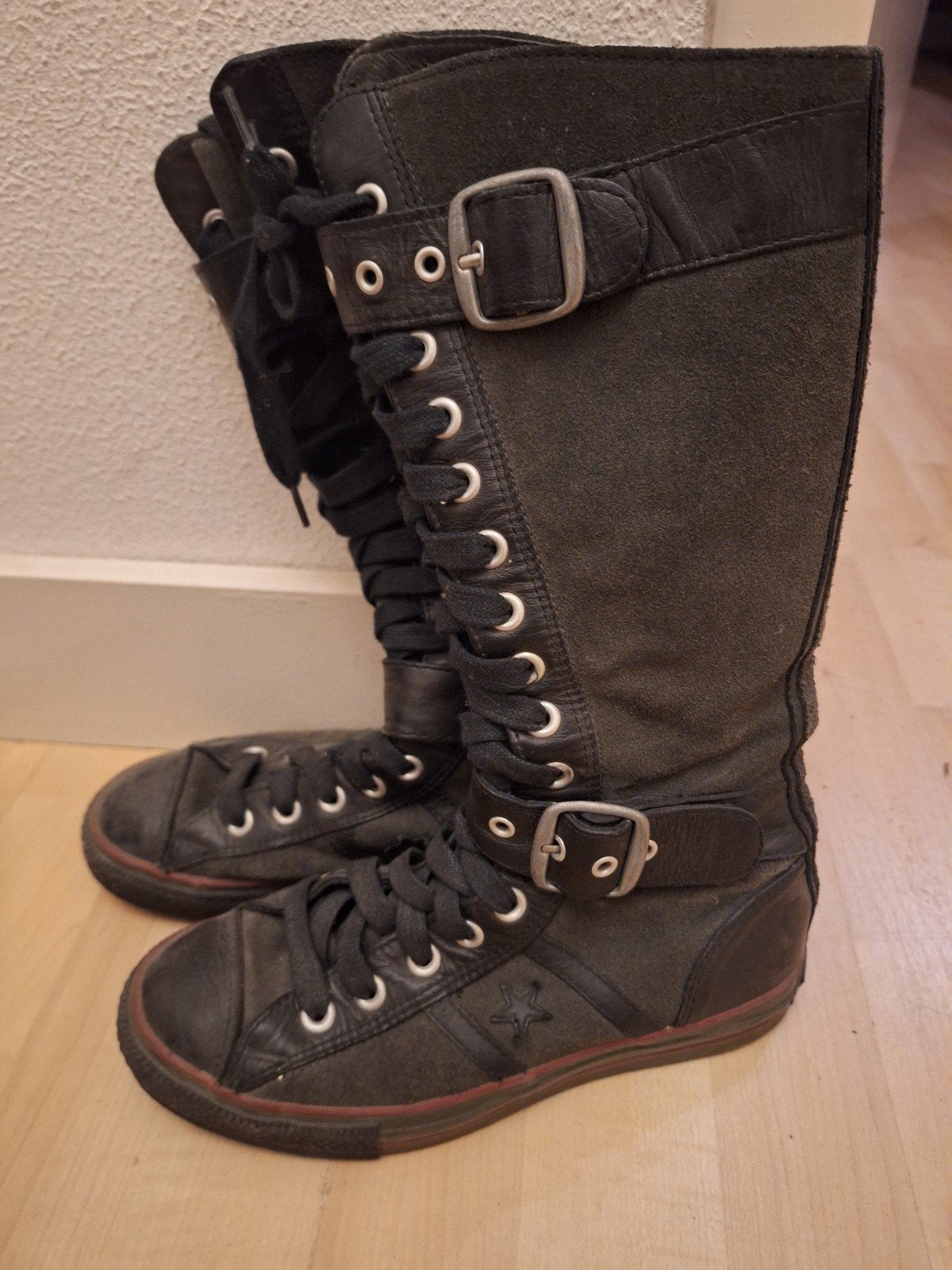 Converse All Star hoge laarzen - Maat 45, Hoge laarzen, Zwart, Converse, Ophalen of Verzenden