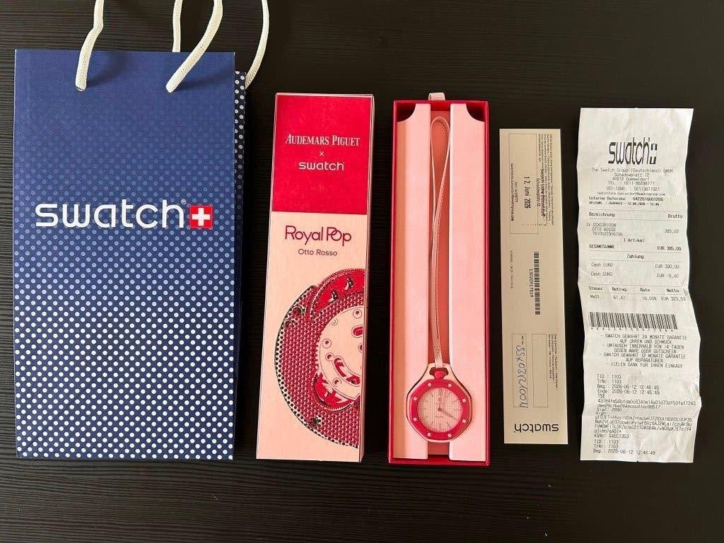 Swatch - Swatch  Audemars Piguet OTTO ROSSO, Ophalen, Overige materialen, Polshorloge, Nieuw