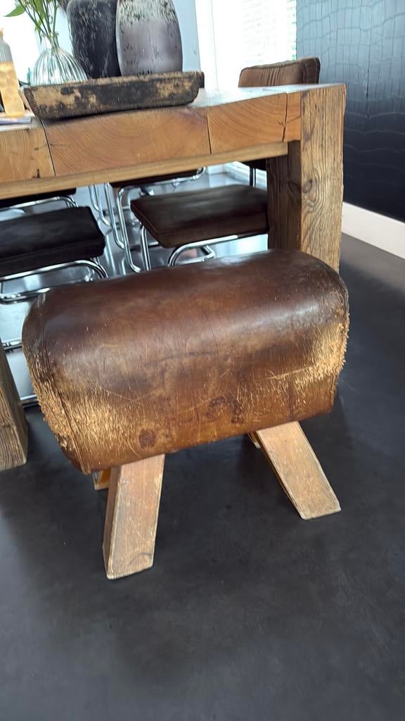 Vintage gym bok, Ophalen, Zo goed als nieuw, Minder dan 75 cm, 50 tot 75 cm
