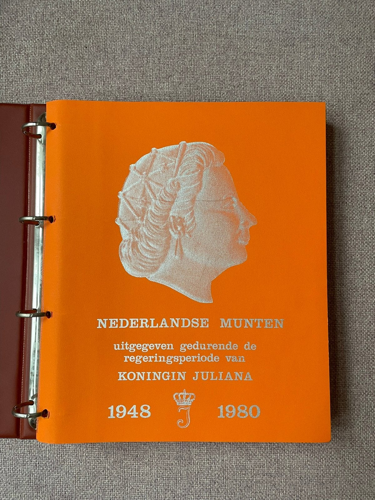 Juliana-muntenalbum 1948-1980 Vintage zilver bijna compleet, Ophalen of Verzenden, Verzamelmap