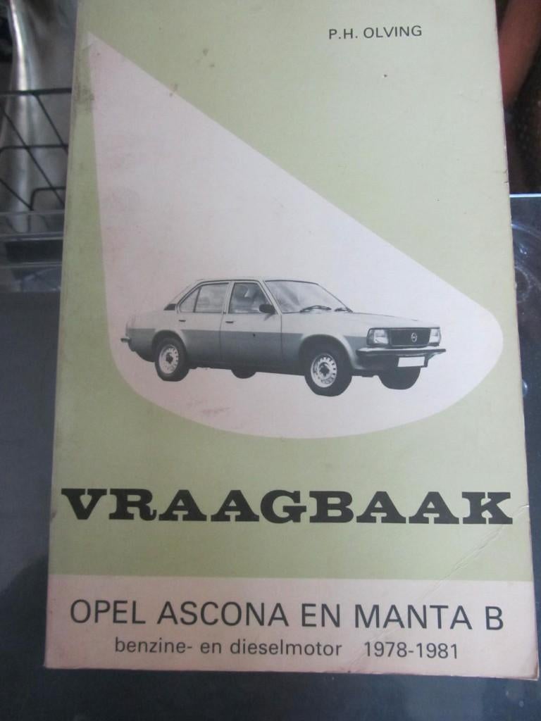 vraagbaak   OPEL ASCONA MANTA     1978 / 1981, Ophalen of Verzenden