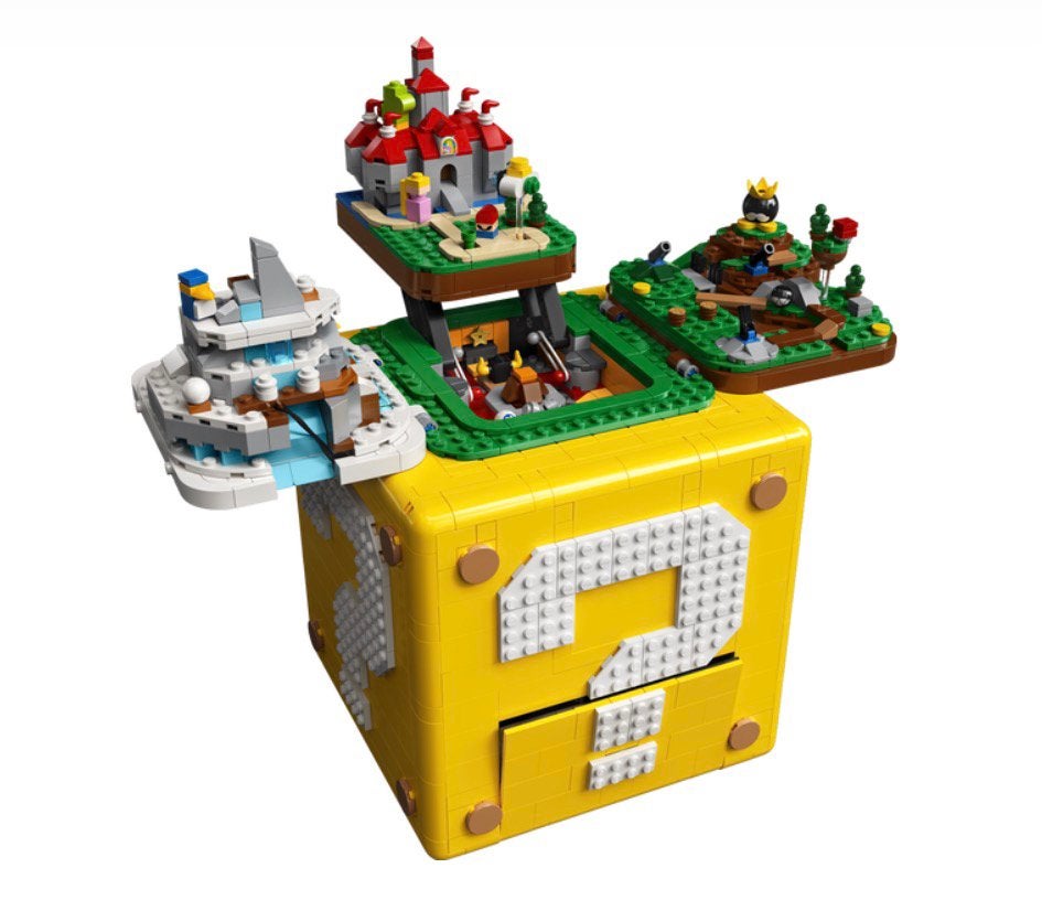ALS NIEUW/COMPLEET Lego Super Mario 71395 Question Mark Blok, Lego, Ophalen of Verzenden, Zo goed als nieuw, Complete set