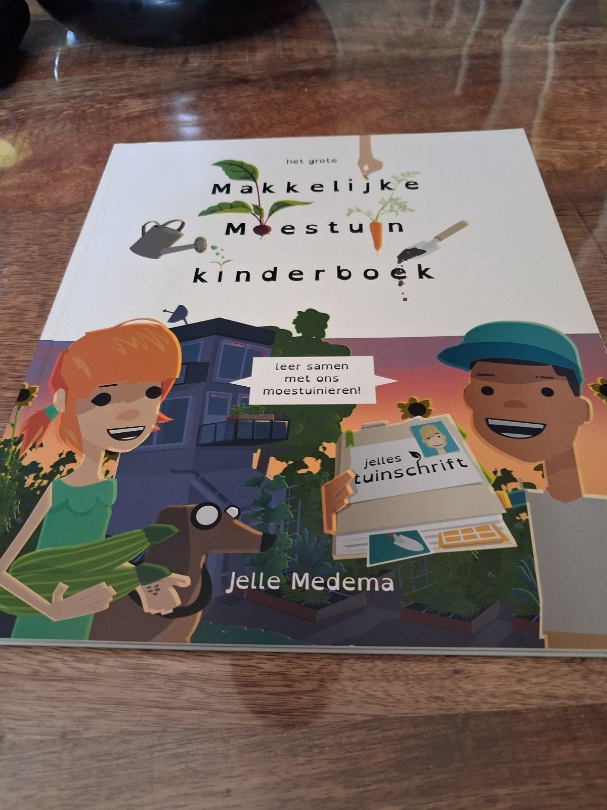 Het Grote Makkelijke Moestuin Kinderboek - Jelle Medema, Ophalen of Verzenden, Zo goed als nieuw, Jelle Medema, Non-fictie