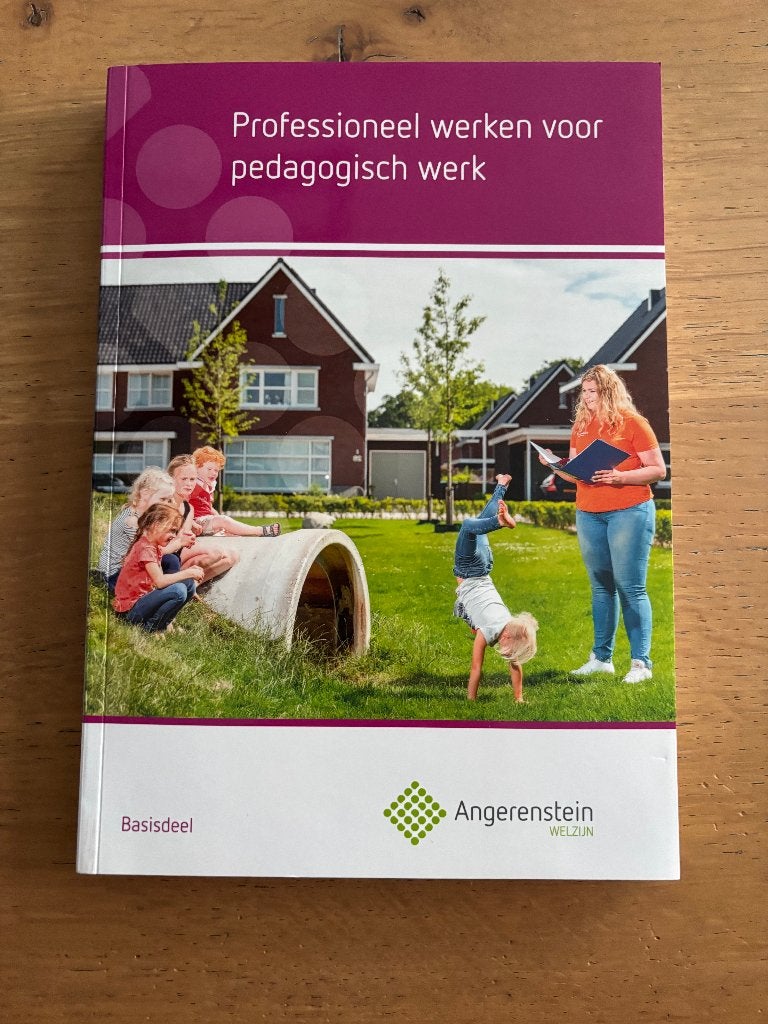 Professioneel werken voor pedagogisch werk, Ophalen of Verzenden, Zo goed als nieuw, MBO, Angerenstein Welzijn