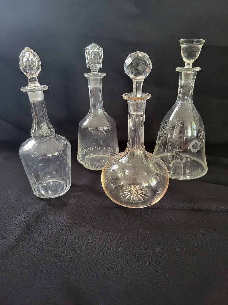 Diverse karaffen kristal, Antiek en Kunst, Antiek | Glas en Kristal, Ophalen