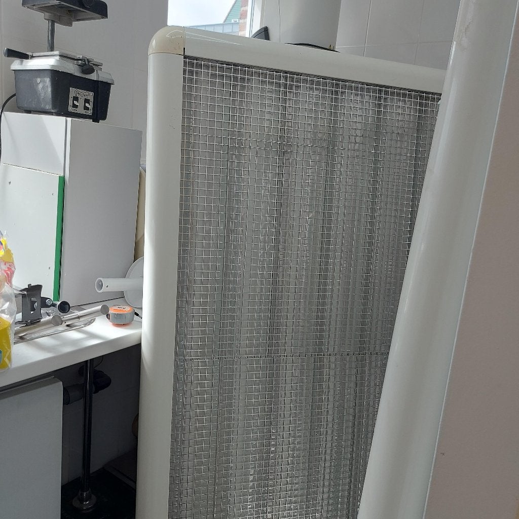 2x D-tec plafond verlichting met ophangsysteem, Ophalen, Gebruikt, Glas, Tandheelkundig