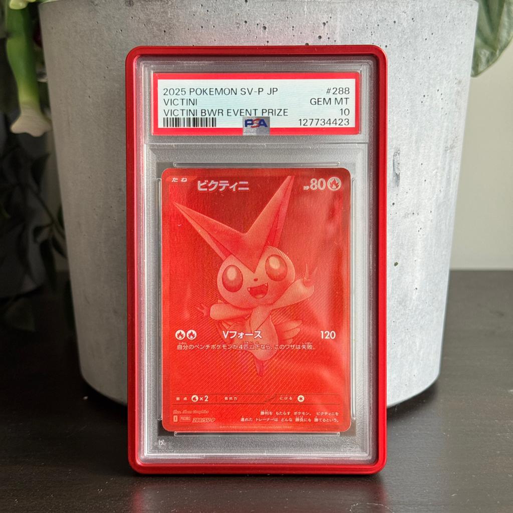 Victini 288 japanese PSA GRADED 10, Hobby en Vrije tijd, Verzamelkaartspellen | Pokémon, Ophalen, Zo goed als nieuw