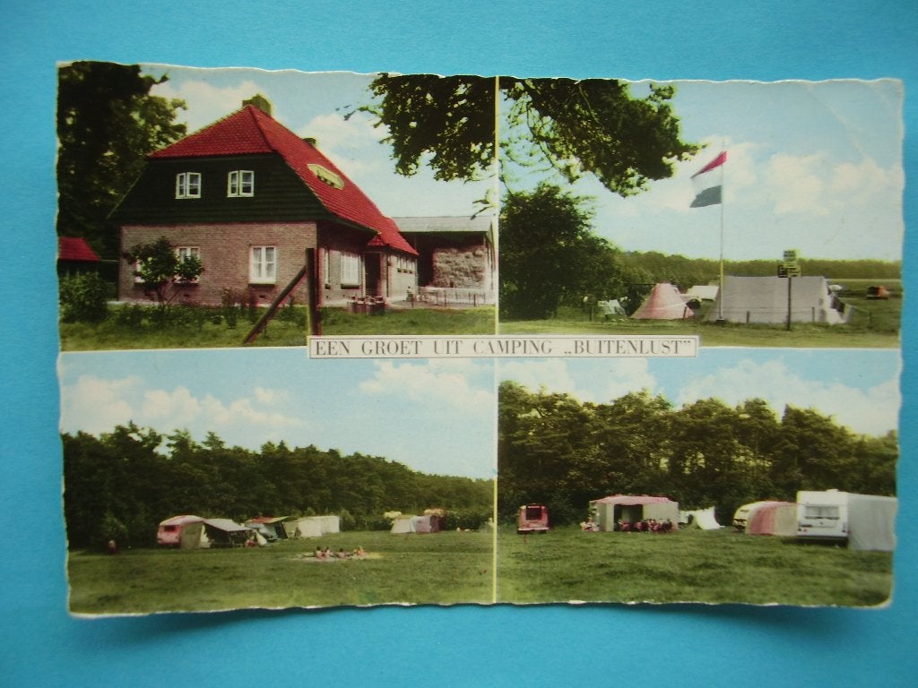 Alphen,  Een groet uit Camping Buitenlust, Verzenden, Voor 1920, Zuid-Holland