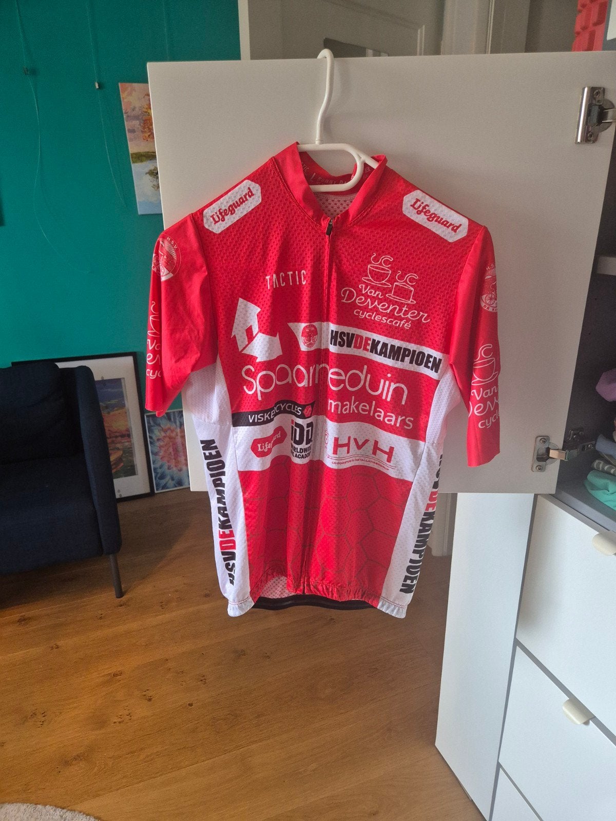 Tactic H.S.V. De Kampioen wielershirt, Ophalen of Verzenden, Zo goed als nieuw, Kleding