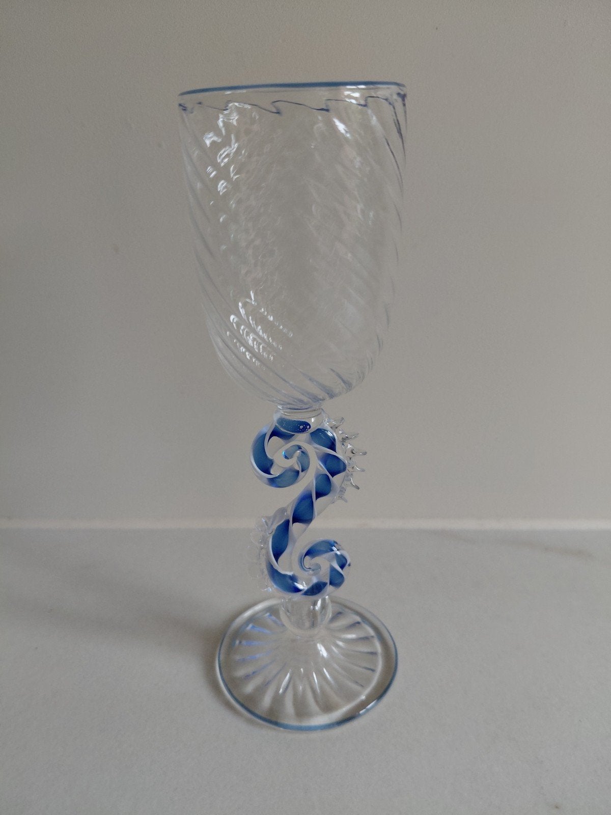 Murano glas in 17e-eeuwse stijl (geen bodemvonfst), Ophalen of Verzenden