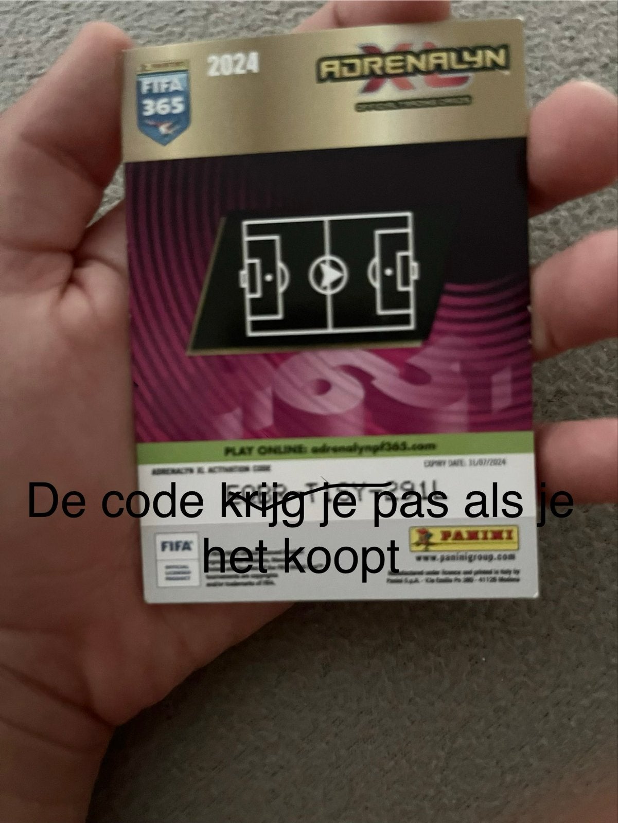 FIFA 365 Adrenalyn XL 2024 Limited Edition 150 Coins Kaart, Ophalen of Verzenden, Nieuw, Overige sporten, Spelerskaart