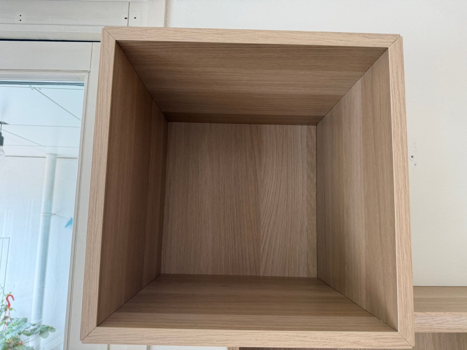IKEA EKET wandkubus eikenlook 35x35x35 2 stuks beschikbaar, Huis en Inrichting, Ophalen, Zo goed als nieuw, Minder dan 150 cm