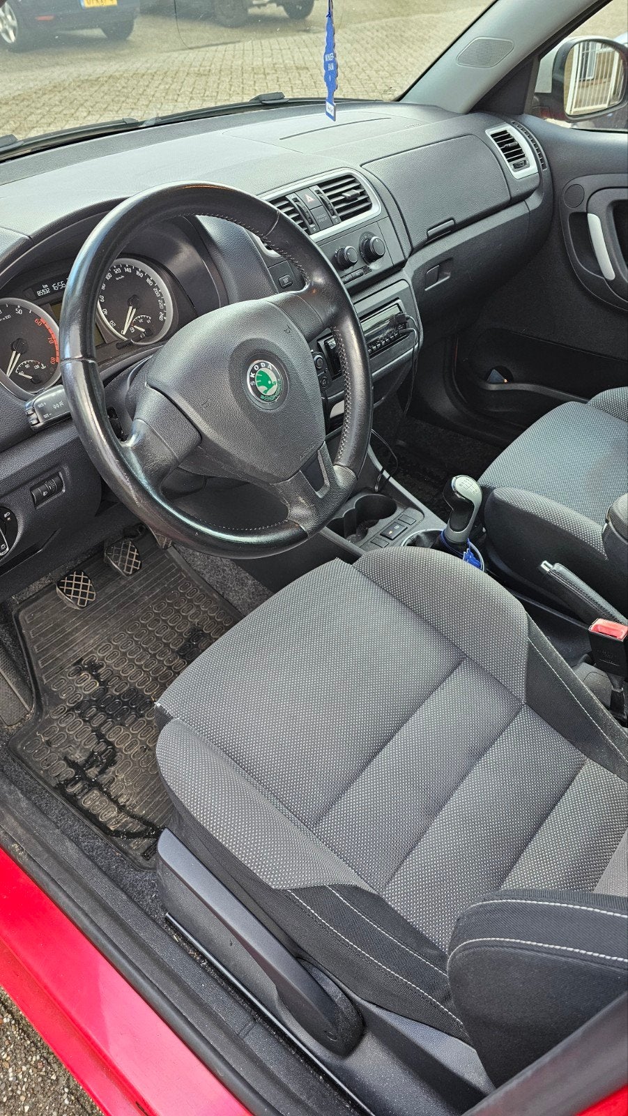 Skoda Fabia 1.4 16V 63KW 2008 Rood, Auto's, Voorwielaandrijving, 15 km/l, 40 €/maand, 4 cilinders