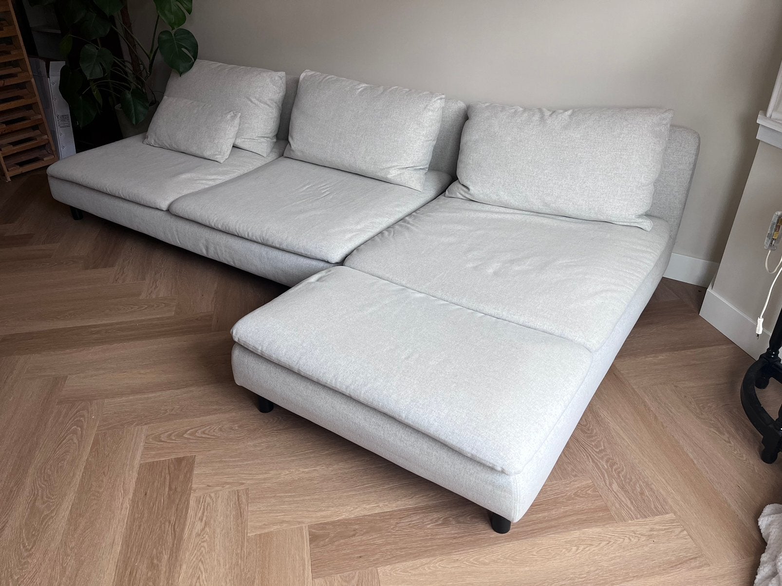 Soderhamn gunnared beige, Ophalen, Zo goed als nieuw, Tweepersoons, Beige
