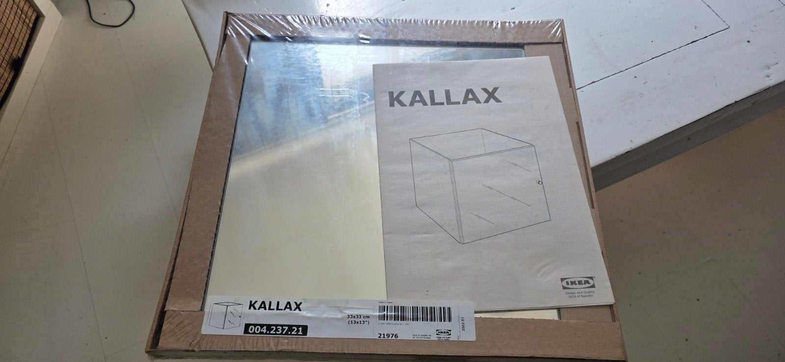 KALLAX spiegel deur inzet - Nieuw in verpakking, Ophalen