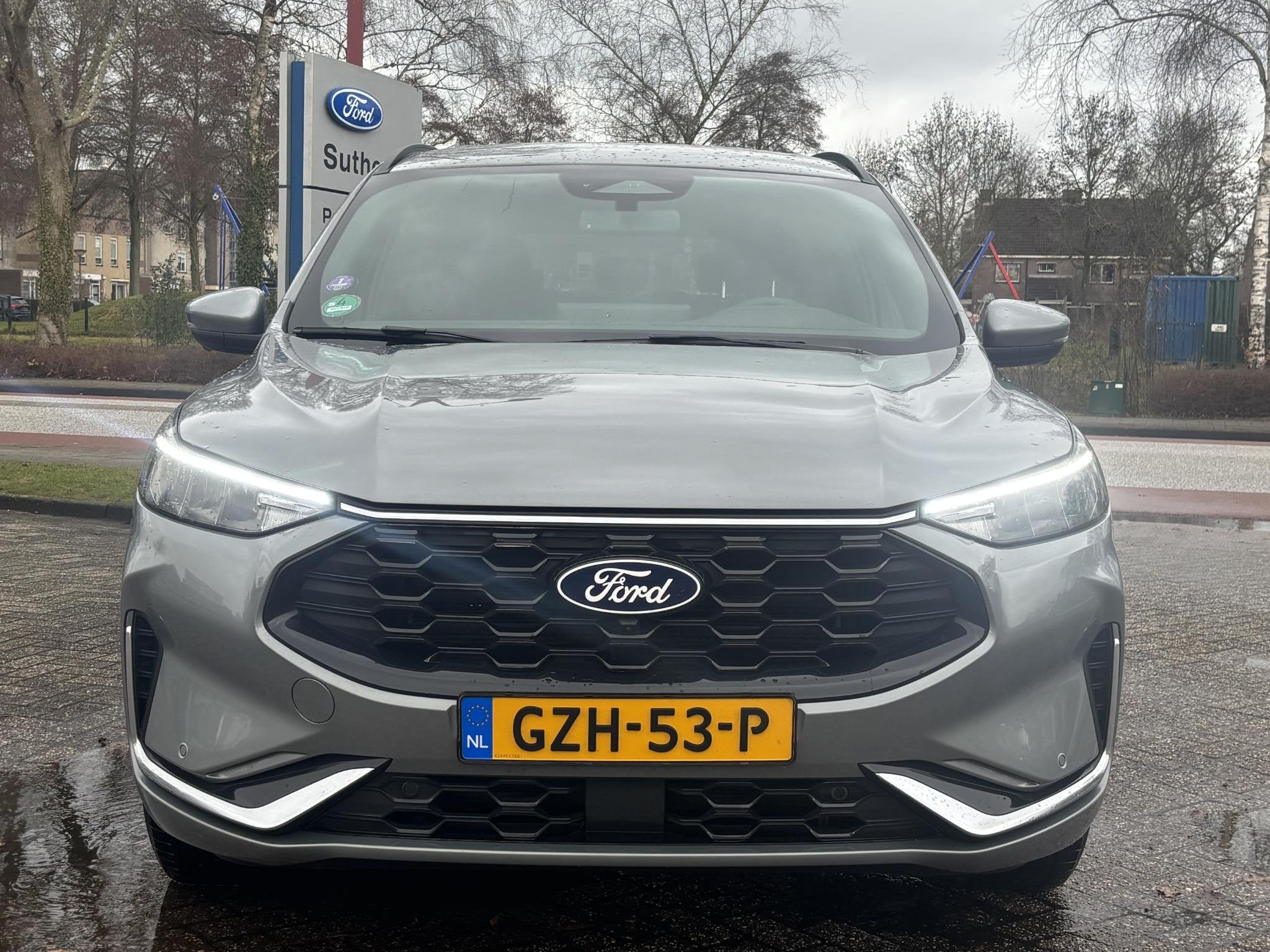 Ford Kuga 2.5 PHEV ST-Line X | SCI | 243pk Adaptieve Cruise, Auto's, Ford, 14 kWh, Gebruikt, Euro 6, Leder en Stof