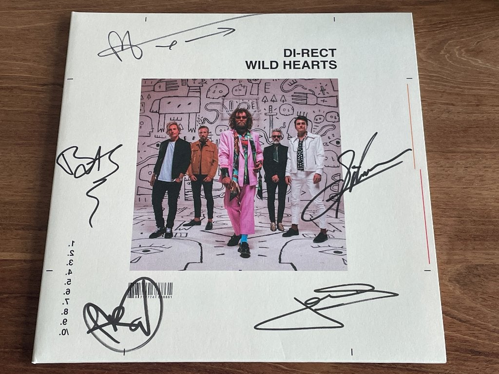 Vinyl LP+Cd Set Di-Rect DiRect Wild Hearts SIGNED WHITE ZGAN, Limited edition, 2020 tot heden, Ophalen of Verzenden, Zo goed als nieuw