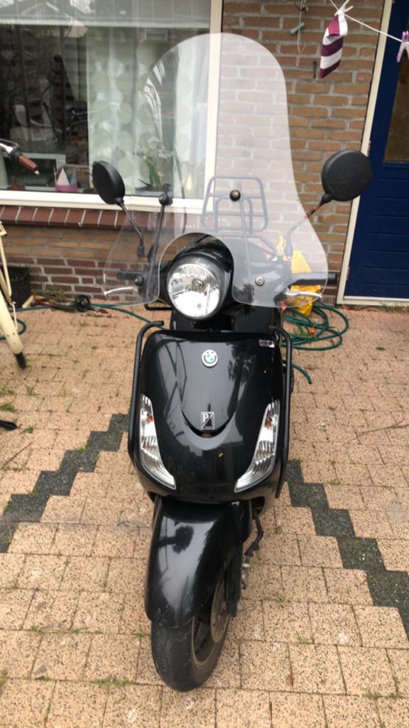 Sym fiddle 2 4t 50cc gele kenteken, Fietsen en Brommers, Scooters | SYM, Ophalen, Gebruikt, Maximaal 45 km/u, Benzine