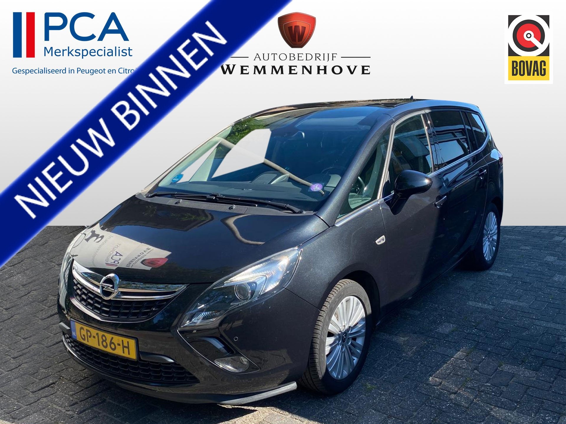 Opel Zafira Tourer 1.4 Business+ 7persoons. (bj 2015), Stof, Gebruikt, 4 cilinders, 7 stoelen