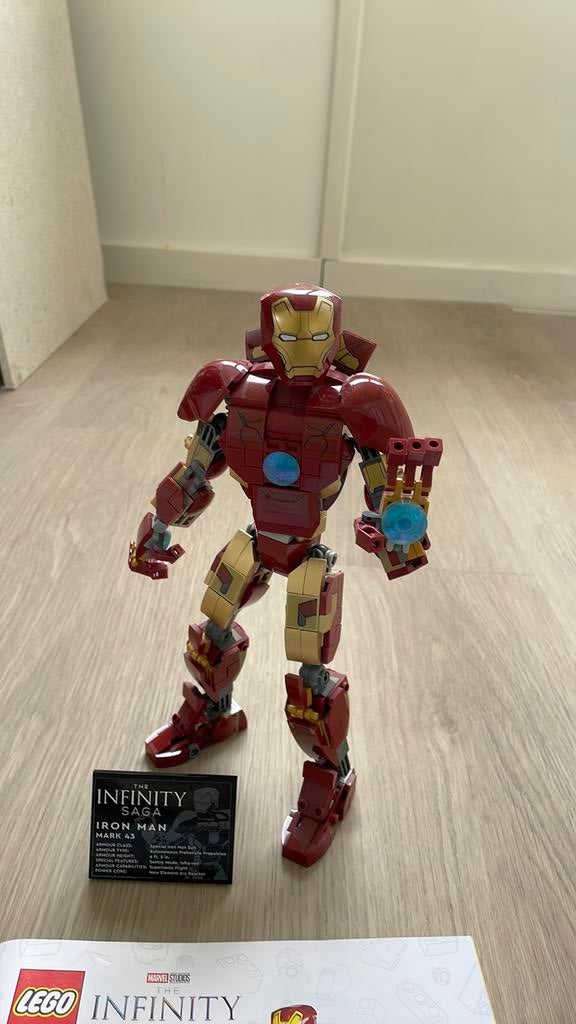 Lego actie figuur marvel iron man 76206, Ophalen, Marvel, Lego, Zo goed als nieuw