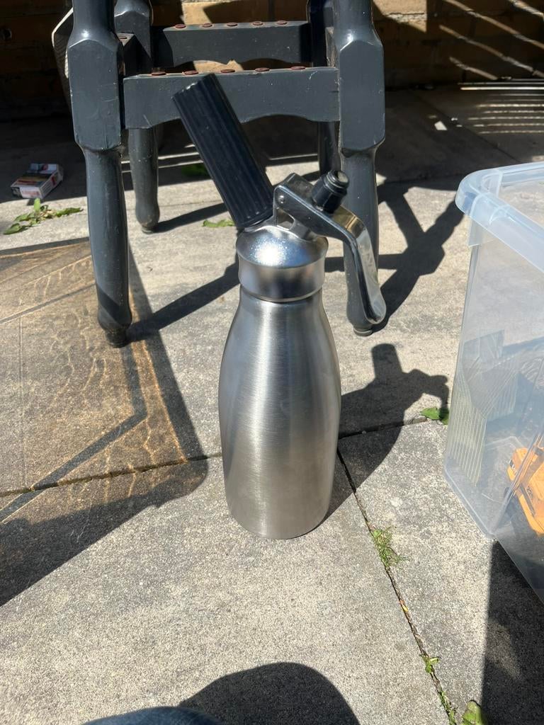 Kaiser slagroomspuit rvs inoxcreamer, Ophalen of Verzenden, Zo goed als nieuw